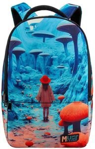 ΤΣΑΝΤΑ ΠΛΑΤΗΣ ΓΥΜΝΑΣΙΟΥ MUST ART MUSHROOM LAND ΜΠΛΕ ΤΣΑΝΤΑ ΠΛΑΤΗΣ ΓΥΜΝΑΣΙΟΥ MUST ART MUSHROOM LAND ΜΠΛΕ