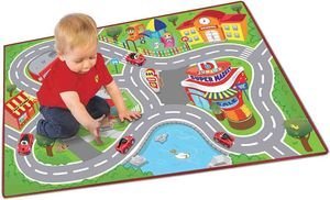BBURAGO JUNIOR FERRARI JUNIOR CITY PLAYMAT 100X70CM (16/85008)