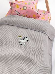 ΚΟΥΒΕΡΤΑ ΑΓΚΑΛΙΑΣ ΠΙΚΕ BABY BLANKETS CANDΥ GREY 80X110CM ΚΟΥΒΕΡΤΑ ΑΓΚΑΛΙΑΣ ΠΙΚΕ BABY BLANKETS CANDΥ GREY 80X110CM