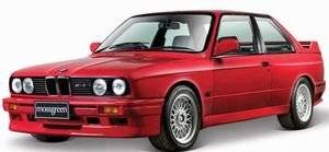 ����� BBURAGO BMW M3 (E30) 1988 - RED  ��������� ��������� 1:24 [18/21100 ]