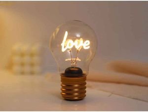ΛΑΜΠΑ I-TOTAL XL2883 BULB-SHAPED LOVE 12CM ΛΑΜΠΑ I-TOTAL XL2883 BULB-SHAPED LOVE 12CM