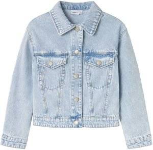 ΜΠΟΥΦΑΝ NAME IT 13237177 REGULAR FIT DENIM JACKET ΜΠΛΕ ΑΝΟΙΚΤΟ