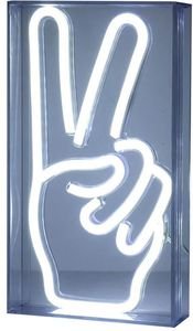 ΦΩΤΙΣΤΙΚΟ NEON LED MOOD PEACE HAND ΛΕΥΚΟ 23X4X13CM ΦΩΤΙΣΤΙΚΟ NEON LED MOOD PEACE HAND ΛΕΥΚΟ 23X4X13CM