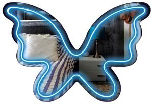 ΚΑΘΡΕΦΤΗΣ NEON LED MOOD ΠΕΤΑΛΟΥΔΑ ΜΠΛΕ 35X23.8CM ΚΑΘΡΕΦΤΗΣ NEON LED MOOD ΠΕΤΑΛΟΥΔΑ ΜΠΛΕ 35X23.8CM