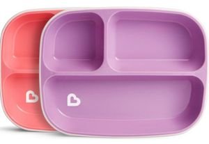 ΠΙΑΤΟ ΦΑΓΗΤΟΥ ΜΕ ΧΩΡΙΣΜΑ MUNCHKIN SPLASH DIVIDED PLATES 2 ΤΜΧ ΡΟΖ/ΜΩΒ ΠΙΑΤΟ ΦΑΓΗΤΟΥ ΜΕ ΧΩΡΙΣΜΑ MUNCHKIN SPLASH DIVIDED PLATES 2 ΤΜΧ ΡΟΖ/ΜΩΒ