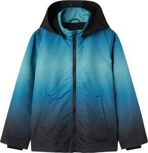 ΜΠΟΥΦΑΝ NAME IT 13238163 NKMMAX LI JACKET AOP ΜΠΛΕ/ΜΑΥΡΟ