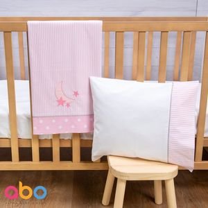 ΣΕΤ ΣΕΝΤΟΝΙΑ ABO ΜΕ ΛΑΣΤΙΧΟ CAROUSEL ΡΟΖ ΓΙΑ ΚΟΥΝΙΑ 70 X 140 CM 3 ΤΜΧ ΣΕΤ ΣΕΝΤΟΝΙΑ ABO ΜΕ ΛΑΣΤΙΧΟ CAROUSEL ΡΟΖ ΓΙΑ ΚΟΥΝΙΑ 70 X 140 CM 3 ΤΜΧ
