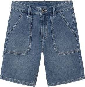 ΒΕΡΜΟΥΔΑ MAYORAL 06204-005 DENIM ΜΕ ΜΕΓΑΛΕΣ ΤΣΕΠΕΣ ΜΠΛΕ