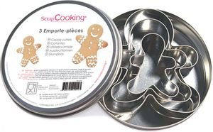 ΣΕΤ ΚΟΥΠΑΤ GINGER MAN SCRAP COOKING 3ΤΜΧ ΣΕΤ ΚΟΥΠΑΤ GINGER MAN SCRAP COOKING 3ΤΜΧ