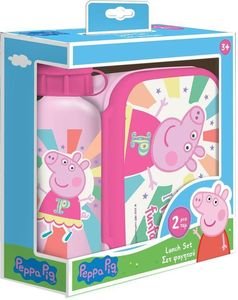 ΣΕΤ ΦΑΓΗΤΟΥ PEPPA PIG ΦΑΓΗΤΟΔΟΧΕΙΟ 800ML-ΠΑΓΟΥΡΙ ΑΛΟΥΜΙΝΙΟΥ 500ML ΣΕΤ ΦΑΓΗΤΟΥ PEPPA PIG ΦΑΓΗΤΟΔΟΧΕΙΟ 800ML-ΠΑΓΟΥΡΙ ΑΛΟΥΜΙΝΙΟΥ 500ML