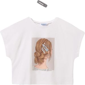 ΜΠΛΟΥΖΑ MAYORAL GIRL PRINT TOP ΕΚΡΟΥ