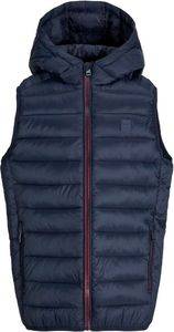 ΑΜΑΝΙΚΟ ΜΠΟΥΦΑΝ JACK & JONES JJEBRADLEY LIGHT BODYWARMER HOOD 12280985 ΣΚΟΥΡΟ ΜΠΛΕ