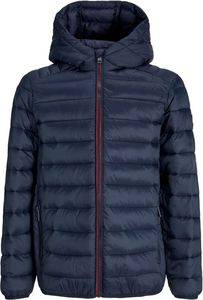ΤΖΑΚΕΤ JACK & JONES JJEBRADLEY LIGHT PUFFER HOOD 12280991 ΣΚΟΥΡΟ ΜΠΛΕ