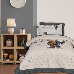 ΚΟΥΒΕΡΛΙ ΜΟΝΟ DAS HOME KIDS 4939 ΜΠΕΖ/ΓΚΡΙ 160Χ220CM ΚΟΥΒΕΡΛΙ ΜΟΝΟ DAS HOME KIDS 4939 ΜΠΕΖ/ΓΚΡΙ 160Χ220CM