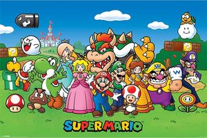  SUPER MARIO CHARACTERS  61X91,5CM