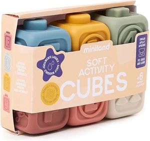  MINILAND   6  - SOFT ACTIVITY CUBES