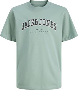 T-SHIRT JACK & JONES JJECALEB VARSITY 12258924 ������� ������� (164CM)-(14 ����)
