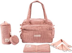 ������ ��������� DOOMOO FLUFFY DIAPER BAG PINK