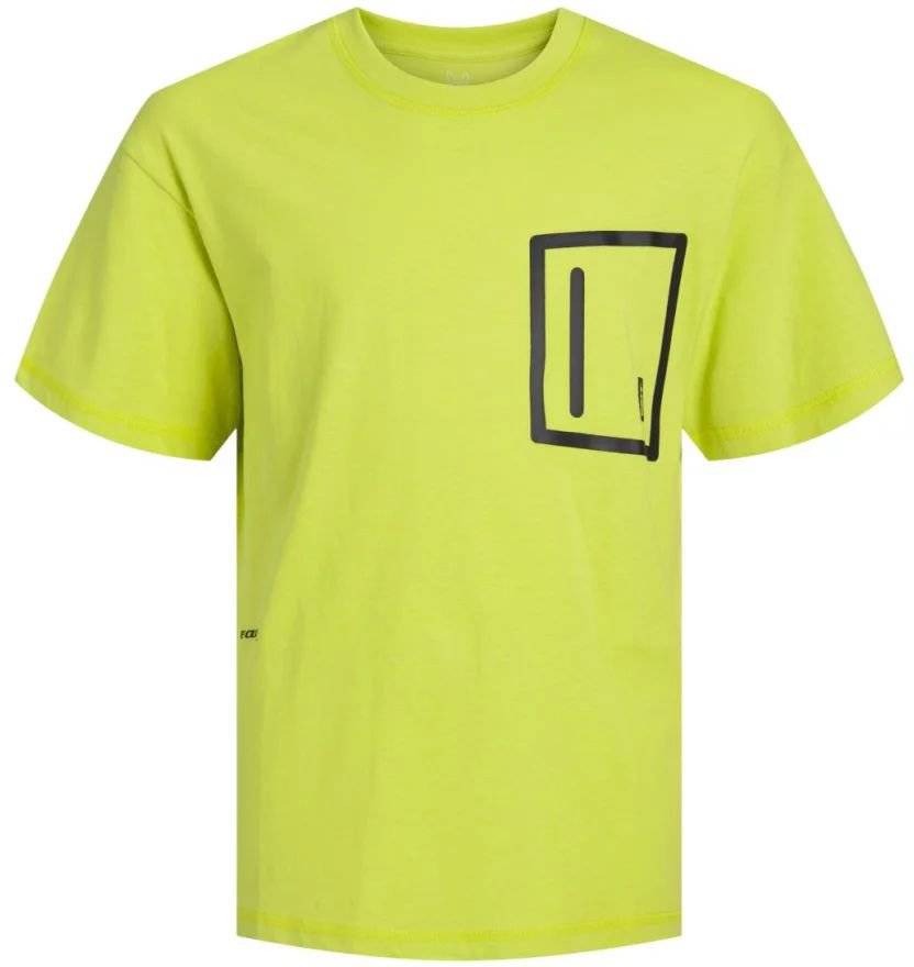 ΜΠΛΟΥΖΑ ΚΟΝΤΟΜΑΝΙΚΗ JACK - JONES 12254252 JCOACTIVE ΚΙΤΡΙΝΟ FLUO (140 CM)-(10 ΕΤΩΝ)