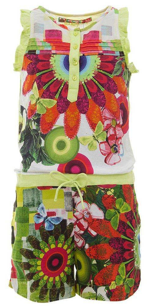 DESIGUAL ΦΟΡΜΑ ΟΛΟΣΩΜΗ DESIGUAL OSEZNO AMARILLO FLUOR ΠΟΛΥΧΡΩΜΟ (104ΕΚ.)-(3-4ΕΤΩΝ)