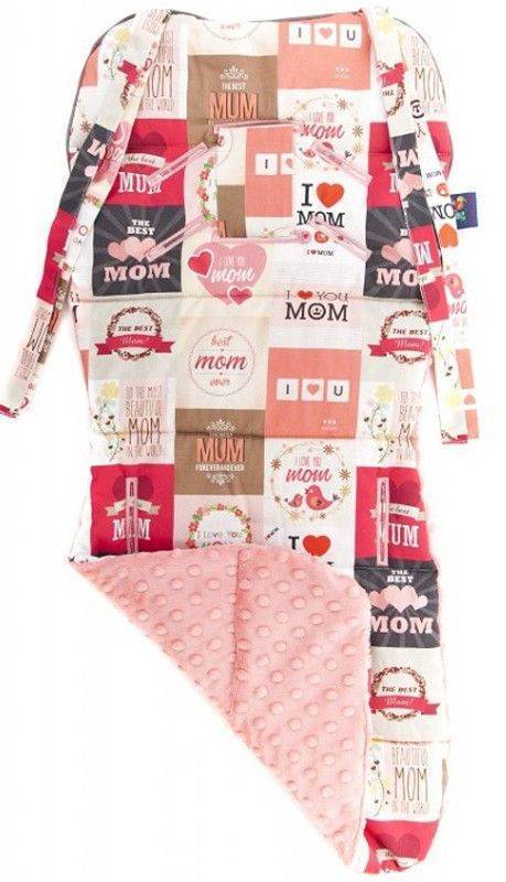 ΣΤΡΩΜΑ ΚΑΡΟΤΣΙΟΥ CUDDLY ZOO I LOVE MOM ΚΟΡΑΛΙ