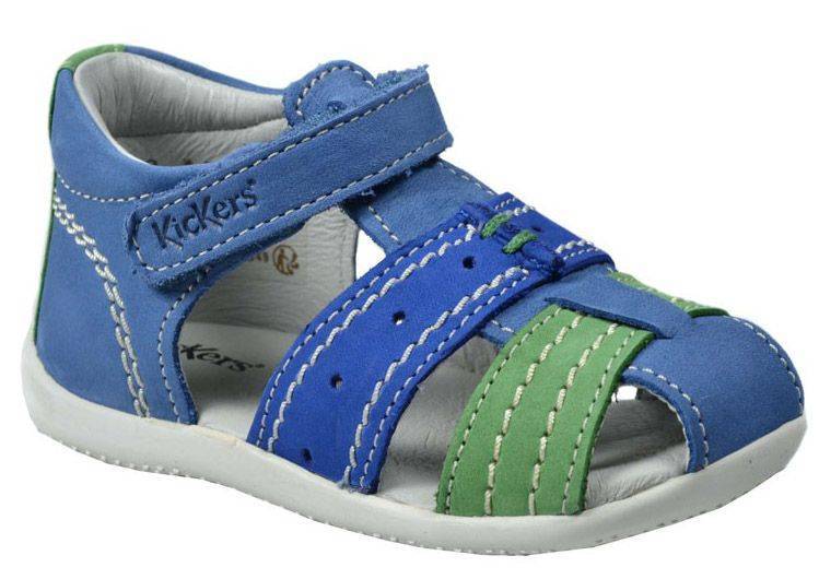 KICKERS ΠΑΠΟΥΤΣΟΠΕΔΙΛΟ KICKERS BIGBAZAR 209055 ΓΑΛΑΖΙΟ/ΜΠΛΕ/ΠΡΑΣΙΝΟ (EU:19)