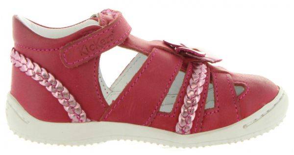 KICKERS ΠΑΠΟΥΤΣΟΠΕΔΙΛΑ KICKERS GINGER 551640 ΦΟΥΞΙΑ-ΡΟΖ ΜΕΤΑΛΛΙΖΕ (EU:21)