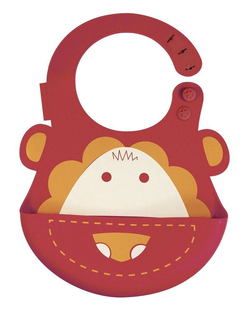 MARCUS AND MARCUS ΣΑΛΙΑΡΑ ΣΙΛΙΚΟΝΗΣ MARCUS - MARCUS BABY BIB LION