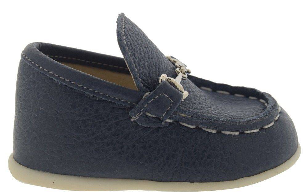ΔΕΡΜΑΤΙΝΟ ΠΑΠΟΥΤΣΑΚΙ LOAFER BABYWALKER ΜΠΛΕ (EU:19)