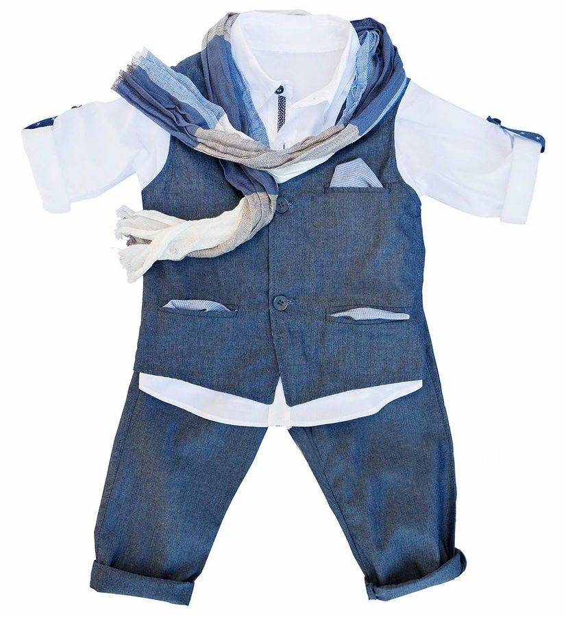 DESIGNERS CAT ΣΕΤ ΒΡΕΦΙΚΟ DESIGNER&#039;S CAT LEON SET ΜΠΛΕ/ΛΕΥΚΟ 4ΤΜΧ. (12-18ΜΗΝΩΝ)
