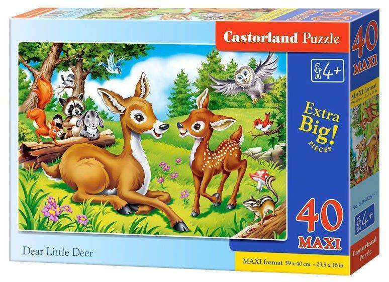 ΠΑΖΛ CASTORLAND DEAR LITTLE DEER 40ΤΜΧ