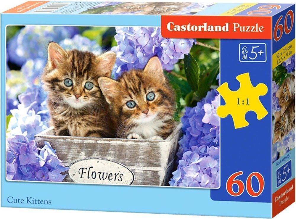 CASTORLAND ΠΑΖΛ CASTORLAND CUTE KITTENS 60ΤΜΧ