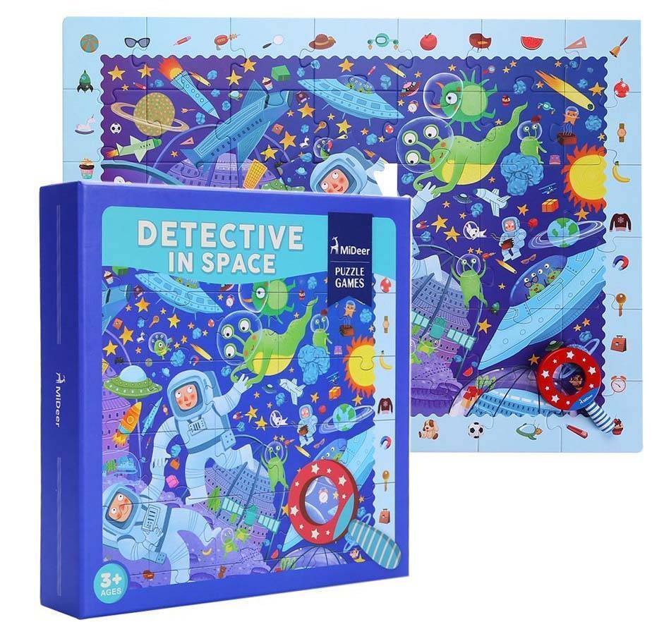 ΠΑΖΛ MIDEER DETECTIVE PUZZLE- IN SPACE 42 ΤΜΧ (MD3007)
