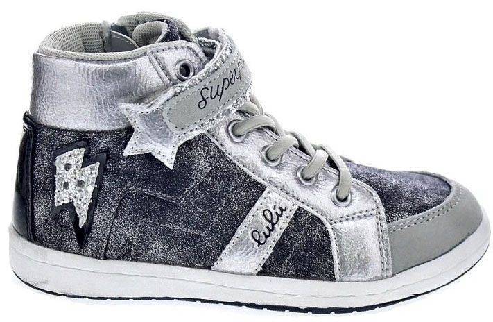 LULU ΠΑΠΟΥΤΣΙΑ LULU STELLA J0480050 ΣΚΟΥΡΟ ΓΚΡΙ/ΑΣΗΜΙ (EU:35)