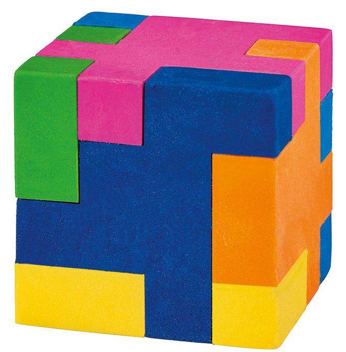 MOSES ΣΕΤ ΓΟΜΕΣ MOSES PUZZLE ΠΟΛΥΧΡΩΜΕΣ 6ΤΜΧ