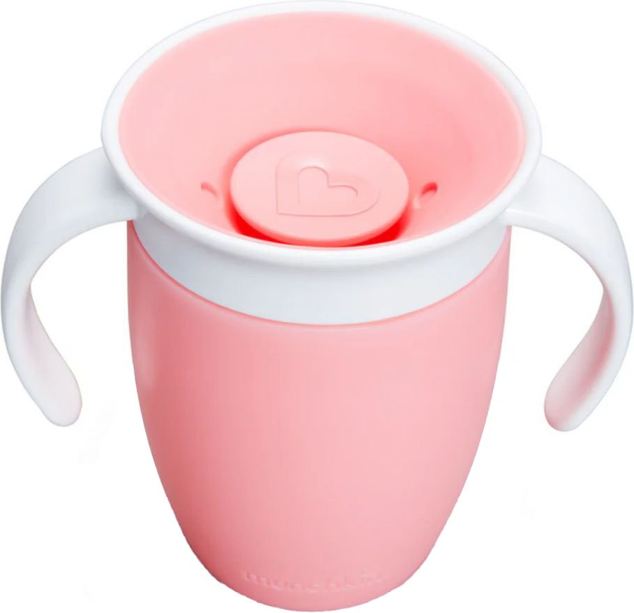 MUNCHKIN ΕΚΠΑΙΔΕΥΤΙΚΟ ΠΟΤΗΡΑΚΙ MUNCHKIN MIRACLE 360 TRAINER CUP 207ML ΡΟΖ