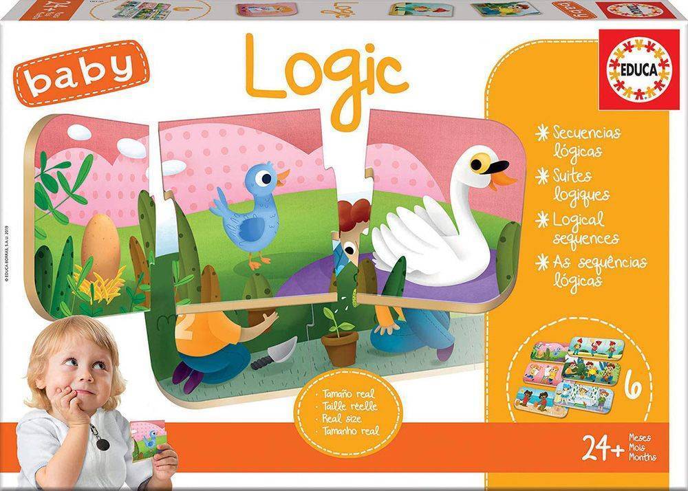 EDUCA ΠΑΖΛ EDUCA BABY LOGIC 6 ΚΟΜΜΑΤΙΑ (18120)