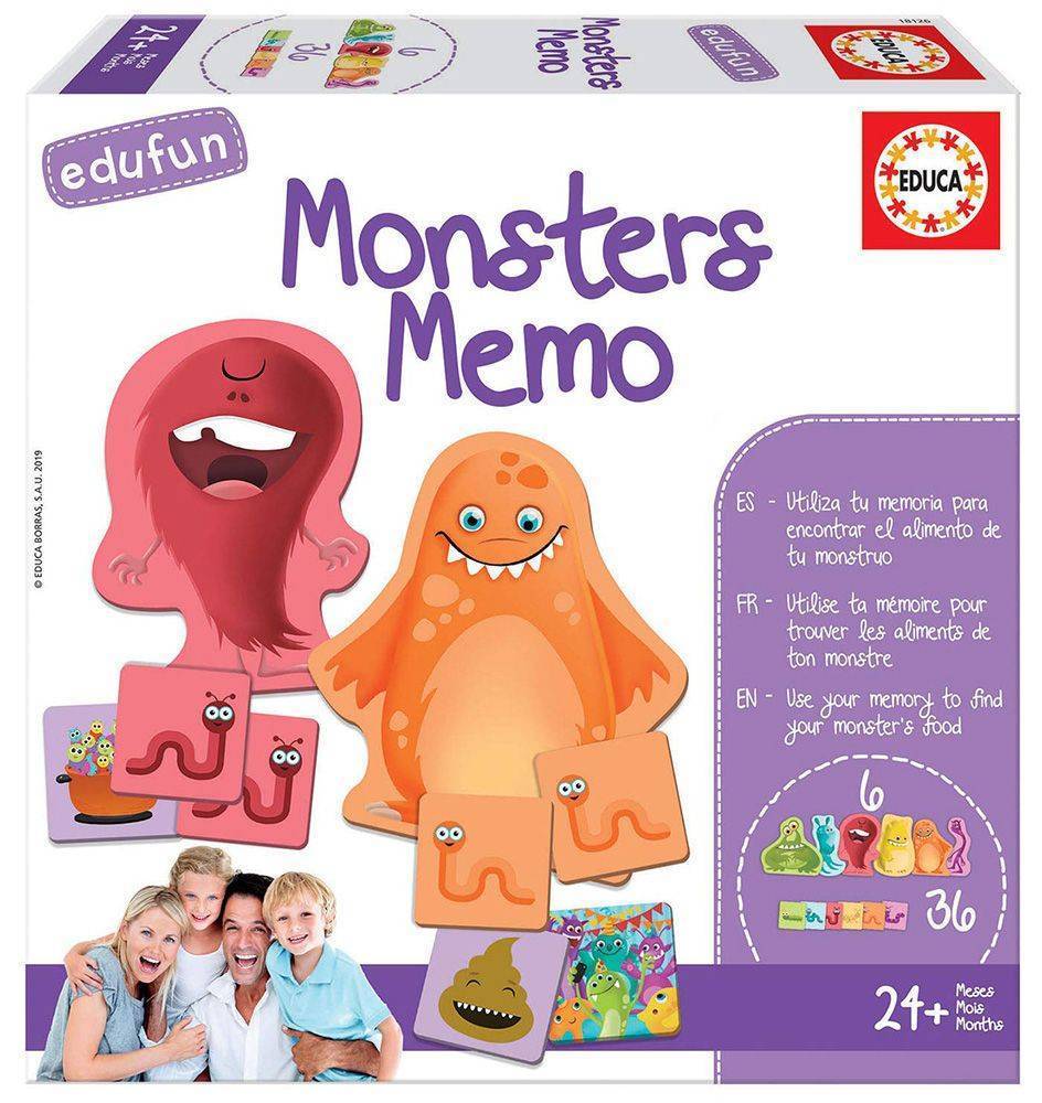 EDUCA ΕΚΠΑΙΔΕΥΤΙΚΟ ΠΑΙΧΝΙΔΙ EDUCA MONSTERS CRUNCH (18126)
