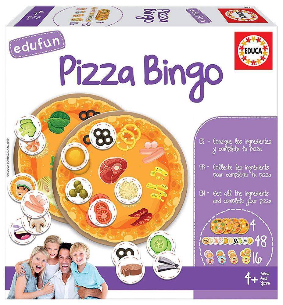 EDUCA ΕΚΠΑΙΔΕΥΤΙΚΟ ΠΑΙΧΝΙΔΙ EDUCA PIZZA BINGO (18127)