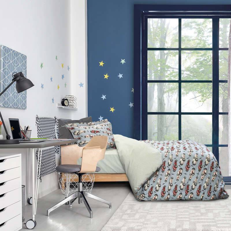DAS HOME ΚΟΥΒΕΡΛΙ ΜΟΝΟ DAS HOME KID CODE 160Χ240 ΓΚΡΙ-ΜΠΕΖ ΣΧ.4672
