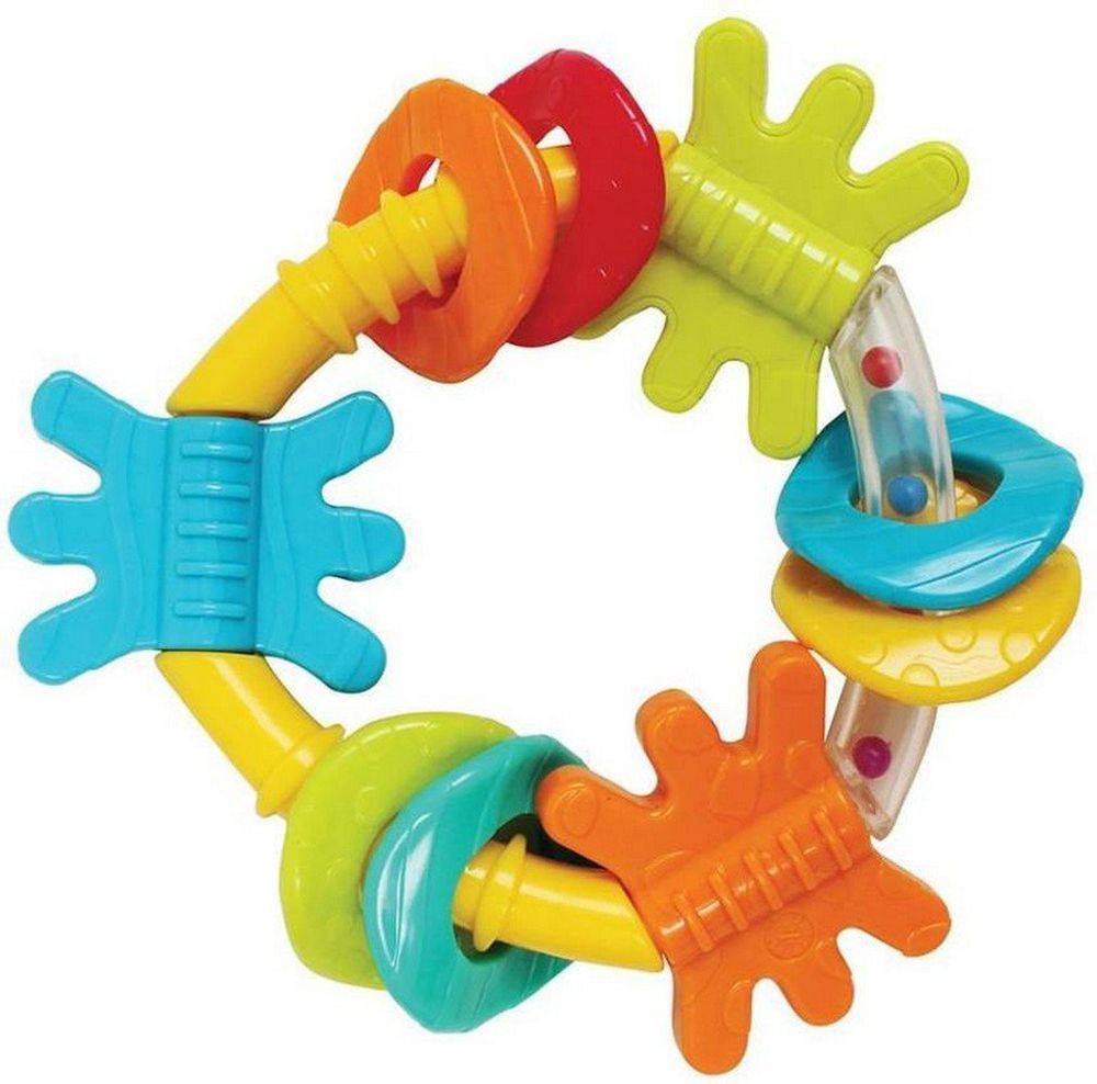 PLAYGRO ΚΟΥΔΟΥΝΙΣΤΡΑ ΟΔΟΝΤΟΦΥΪΑΣ PLAYGRO TRIANGLE TEETHER ΚΙΤΡΙΝΟ 3Μ+