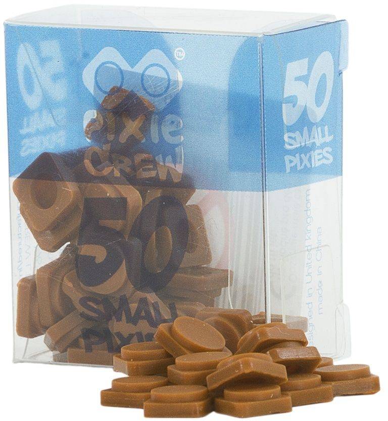 PIXIE CREW ΣΕΤ MIKPA CHIPS PIXIE CREW 50TMX ΣΚΟΥΡΟ ΚΑΦΕ