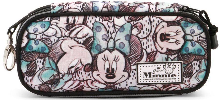 KARACTERMANIA ΤΣΑΝΤΑΚΙ/ΚΑΣΕΤΙΝΑ KARACTERMANIA CLASSIC MINNIE GRAY PENCIL CASE DRAWING 21X10X5CM