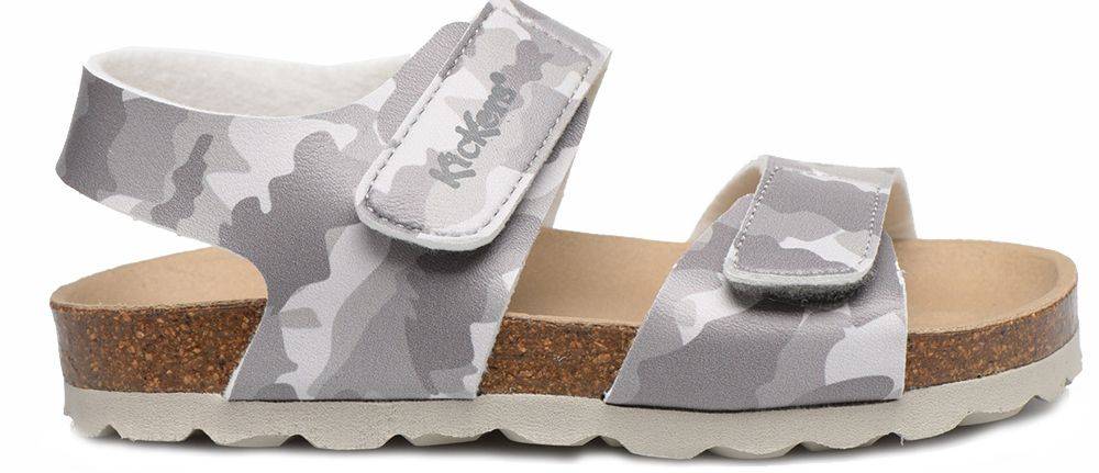 KICKERS ΣΑΝΔΑΛΙΑ KICKERS SUMMERKRO 785450 ΠΑΡΑΛΛΑΓΗΣ ΓΚΡΙ (EU:19)