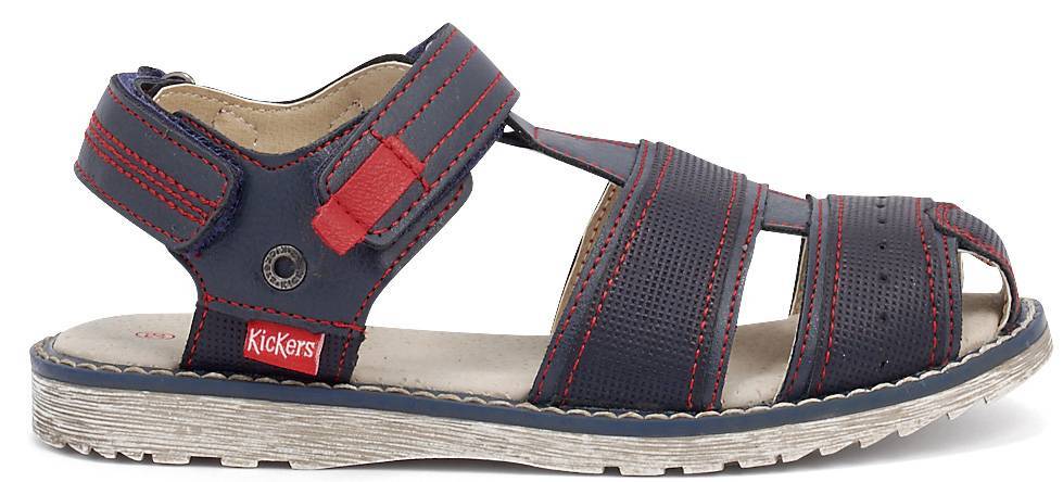 KICKERS ΠΑΠΟΥΤΣΟΠΕΔΙΛΟ KICKERS PEPSTER 694203 ΣΚΟΥΡΟ ΜΠΛΕ/ΚΟΚΚΙΝΟ (EU:34)