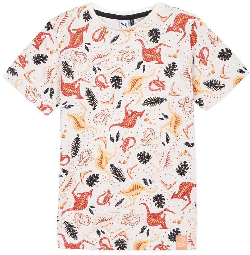 3 POMMES T-SHIRT 3 POMMES 3Q10105 ΕΚΡΟΥ/ΠΟΛΥΧΡΩΜΟ (3-4 ΕΤΩΝ)-(104CM)