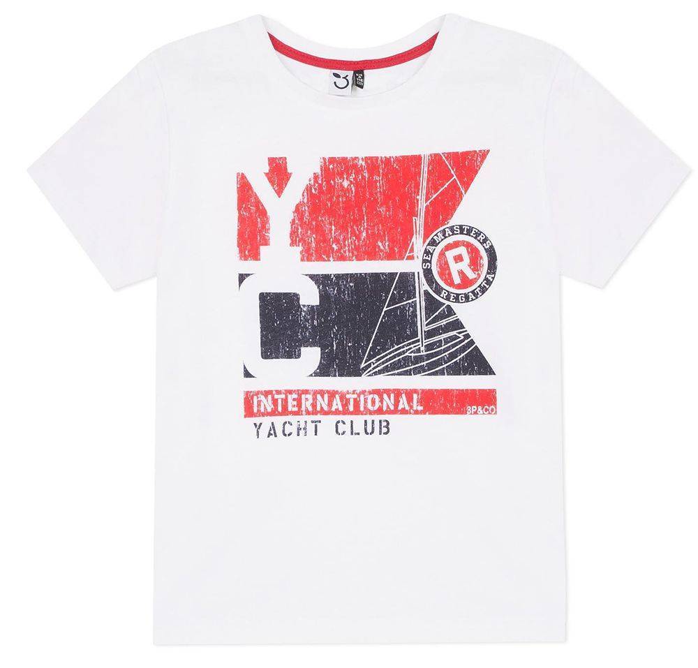 3 POMMES T-SHIRT 3 POMMES 3Q10005 ΛΕΥΚΟ (5-6 ΕΤΩΝ)-(116CM)
