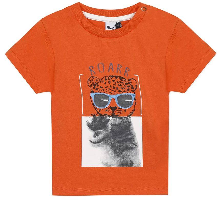 3 POMMES T-SHIRT 3 POMMES 3Q10013 ΠΟΡΤΟΚΑΛΙ (9 ΜΗΝΩΝ)-(74CM)
