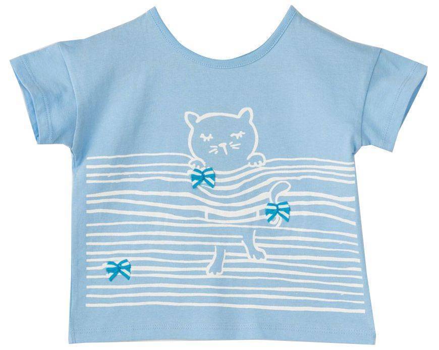 T-SHIRT BENETTON ART I GIRL ΓΑΛΑΖΙΟ (82 CM)-(1-2 ΕΤΩΝ)