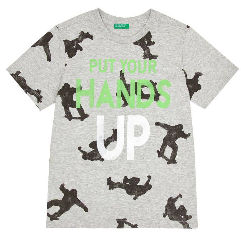 T-SHIRT BENETTON FUNZIONE BOY ΓΚΡΙ (82 CM)-(1-2 ΕΤΩΝ)